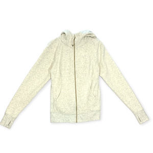 Lululemon Women's Scuba Full Zip Hoodie in Heathered Core Ultra Light Grey 6